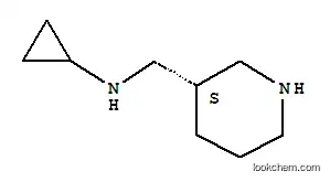 Molecular Structure of 756520-79-3 (3-Piperidinemethanamine,N-cyclopropyl-,(3S)-(9CI))