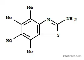 Molecular Structure of 756782-06-6 (6-Benzothiazolol,  2-amino-4,5,7-trimethyl-)