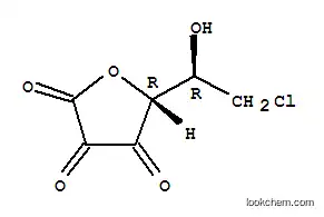 Molecular Structure of 76100-50-0 (L-threo-2,3-Hexodiulosonic acid, 6-chloro-6-deoxy-, gamma-lactone (9CI))