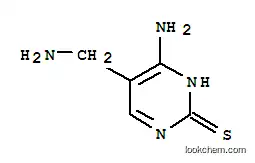 Molecular Structure of 766545-82-8 (2-Pyrimidinethiol,  4-amino-5-(aminomethyl)-  (5CI))