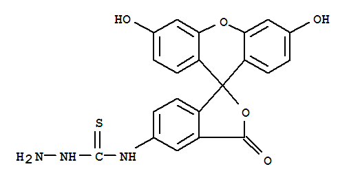 Hydrazinecarbothioamide,N-(3',6'-dihydroxy-3-oxospiro[isobenzofuran-1(3H),9'-[9H]xanthen]-5-yl)-(76863-28-0)