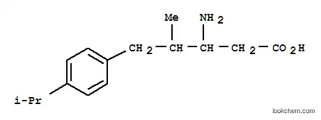 Molecular Structure of 773122-75-1 (3-AMINO-4-(4-ISOPROPYL-BENZYL)-PENTANOIC ACID)