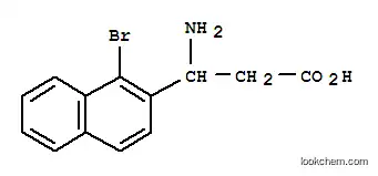 Molecular Structure of 773122-90-0 (3-AMINO-3-(1-BROMONAPHTHALEN-2-YL)-PROPIONIC ACID)