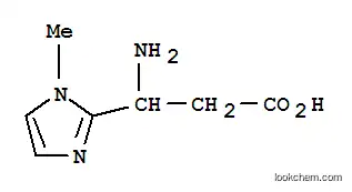 Molecular Structure of 773124-79-1 (1H-Imidazole-2-propanoicacid,beta-amino-1-methyl-(9CI))