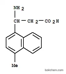 Molecular Structure of 773125-33-0 (3-AMINO-3-(4-METHYL-NAPHTHALEN-1-YL)-PROPIONIC ACID)
