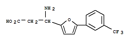 3-AMINO-3-[5-(3-TRIFLUOROMETHYLPHENYL)-FURAN-2-YL]-PROPANOIC ACID