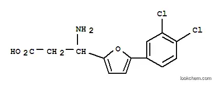 Molecular Structure of 773125-94-3 (3-AMINO-3-[5-(3,4-DICHLOROPHENYL)-FURAN-2-YL]-PROPIONIC ACID)