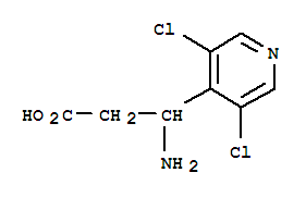 4-Pyridinepropanoicacid, b-amino-3,5-dichloro-