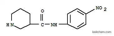 Molecular Structure of 774535-95-4 (PIPERIDINE-3-CARBOXYLIC ACID (4-NITRO-PHENYL)-AMIDE)