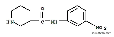 Molecular Structure of 775282-63-8 (PIPERIDINE-3-CARBOXYLIC ACID (3-NITRO-PHENYL)-AMIDE)