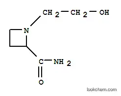 Molecular Structure of 77693-00-6 (2-Azetidinecarboxamide,1-(2-hydroxyethyl)-(9CI))