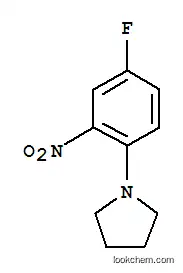 Molecular Structure of 778-56-3 (1-(4-FLUORO-2-NITROPHENYL)PYRROLIDINE)