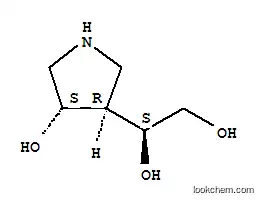 Molecular Structure of 779337-54-1 (1,2-Ethanediol,1-[(3R,4S)-4-hydroxy-3-pyrrolidinyl]-,(1S)-rel-(9CI))