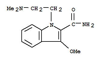 1-(2-(DIMETHYLAMINO)ETHYL)-3-METHOXY-1H-INDOLE-2-CARBOXAMIDE