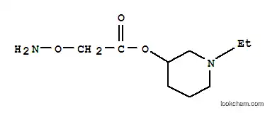 Molecular Structure of 779976-46-4 (Acetic acid, (aminooxy)-, 1-ethyl-3-piperidinyl ester (9CI))