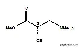 Molecular Structure of 780007-82-1 (Propanoic acid, 3-(dimethylamino)-2-hydroxy-, methyl ester, (S)- (9CI))