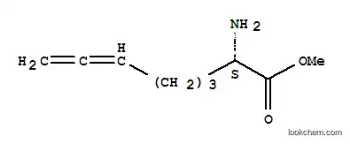 Molecular Structure of 780015-32-9 (6,7-Octadienoicacid,2-amino-,methylester,(S)-(9CI))