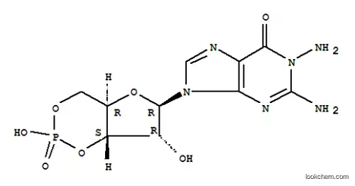 Molecular Structure of 78033-42-8 (1-NH2-CGMP SODIUM SALT)