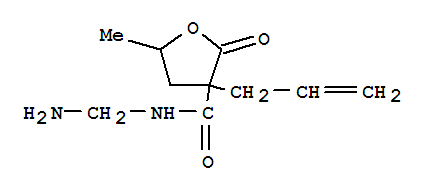 3-FURANCARBOXAMIDE,N-(AMINOMETHYL)TETRAHYDRO-5-METHYL-2-OXO-3-(2-ALLYL)-