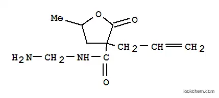 Molecular Structure of 783243-87-8 (3-Furancarboxamide,N-(aminomethyl)tetrahydro-5-methyl-2-oxo-3-(2-propenyl)-(9CI))
