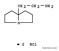 Molecular Structure of 78449-85-1 (Tetrahydro-1H-pyrrolizine-7a(5H)-ethanamine dihydrochloride)