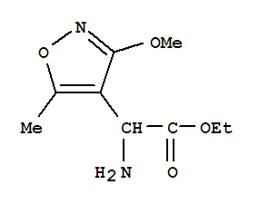 4-ISOXAZOLEACETIC ACID A-AMINO-3-METHOXY-5-METHYL-,ETHYL ESTER