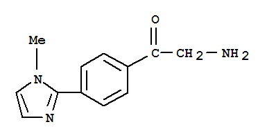 Ethanone,2-amino-1-[4-(1-methyl-1H-imidazol-2-yl)phenyl]-