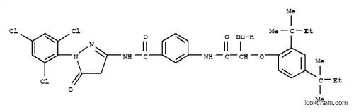 Molecular Structure of 78819-61-1 (N-[5-OXO-1-(2,4,6-TRICHLOROPHENYL)-2-PYRAZOLIN-3-YL]-3-[2-(2,4-DI-T-PENTYLPHENOXY)HEXANAMIDO]BENZAMIDE)