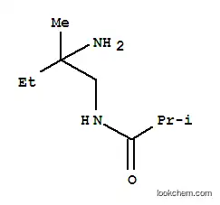 Molecular Structure of 788782-47-8 (Propanamide,  N-(2-amino-2-methylbutyl)-2-methyl-,  (-)-)
