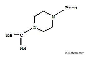 Molecular Structure of 789434-68-0 (Piperazine, 1-(1-iminoethyl)-4-propyl- (9CI))