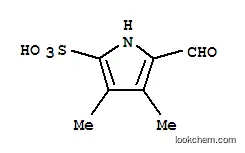 Molecular Structure of 791041-95-7 (1H-Pyrrole-2-sulfonicacid,5-formyl-3,4-dimethyl-(9CI))