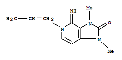 2H-IMIDAZO[4,5-C]PYRIDIN-2-ONE,1,3,4,5-TETRAHYDRO-4-IMINO-1,3-DIMETHYL-5-(2-ALLYL)-