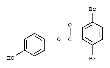 Benzoic acid,2,5-dibromo-, 4-hydroxyphenyl ester 791796-06-0