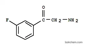 Molecular Structure of 792144-46-8 (Ethanone, 2-amino-1-(3-fluorophenyl)- (9CI))
