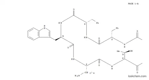 Molecular Structure of 79232-04-5 (somatostatin, 4-NH2-Phe(4)-Trp(8)-)