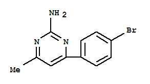 4-(4-Bromophenyl)-6-methylpyrimidin-2-amine(792942-45-1)