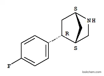 2-Azabicyclo[2.2.1]heptane,5-(4-fluorophenyl)-,(1R,4R,5S)-rel-(9CI)