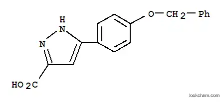 Molecular Structure of 795260-68-3 (5-(4-BENZYLOXYPHENYL)-1H-PYRAZOLE-3-CARBOXYLIC ACID)
