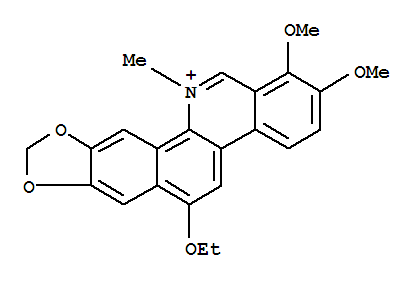[1,3]Dioxolo[4,5]benzo[1,2-c]phenanthridinium,6-ethoxy-1,2-d...