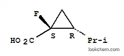 Cyclopropanecarboxylic acid, 1-fluoro-2-(1-methylethyl)-, trans- (9CI)