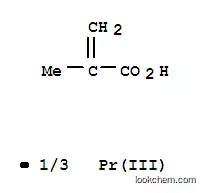 Molecular Structure of 79718-21-1 (Neodymium methacrylate, trihydrated)