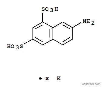 Molecular Structure of 79873-35-1 (1,3-Naphthalenedisulfonic acid,7-amino-,potassium salt)