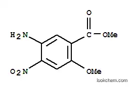 Molecular Structure of 79893-21-3 (methyl 5-amino-4-nitro-anisate)