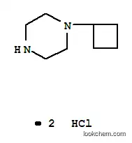 Molecular Structure of 799557-65-6 (1-Cyclobutyl-piperazine dihydrochloride)