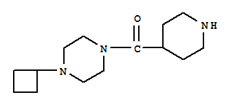 1-Cyclobutyl-4-(piperidine-4-carbonyl)piperazine