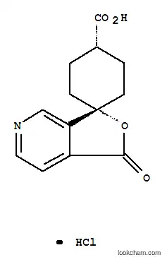 Molecular Structure of 799773-96-9 (cis-1'-Oxo-spiro[cyclohexane-1,3'(1'H)-furo[3,4-c]pyridine]-4-carboxylic acid hydrochloride)