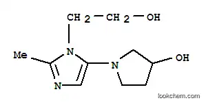 Molecular Structure of 799814-03-2 (1H-Imidazole-1-ethanol,5-(3-hydroxy-1-pyrrolidinyl)-2-methyl-(9CI))