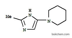 Molecular Structure of 799814-09-8 (Piperidine,  1-(2-methyl-1H-imidazol-4-yl)-  (9CI))
