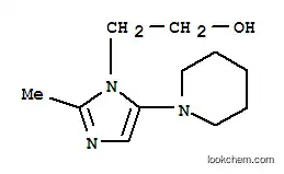Molecular Structure of 799814-14-5 (1H-Imidazole-1-ethanol,2-methyl-5-(1-piperidinyl)-(9CI))