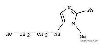 Molecular Structure of 799814-33-8 (Ethanol, 2-[(1-methyl-2-phenyl-1H-imidazol-5-yl)amino]- (9CI))